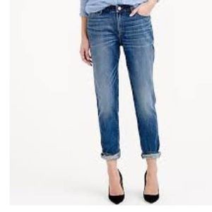 J crew broken in boyfriend crop jeans sz 29